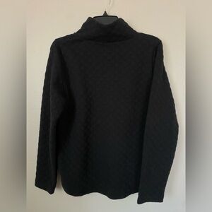 J.Crew Classic Quilted Mock Neck Turtleneck Sweater